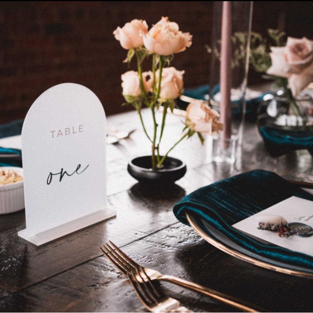 11 Table Numbers, Gold Foil View 4